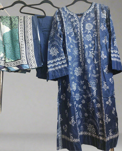 3 Piece - Pakistani brand original tailored lawn suit INU-310