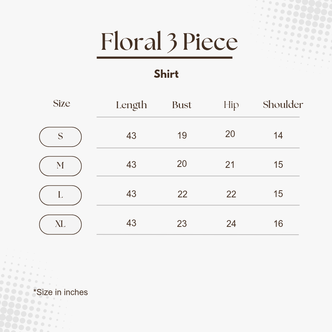 3 Piece - Embroidered Lawn suit with lawn dupatta INP-209