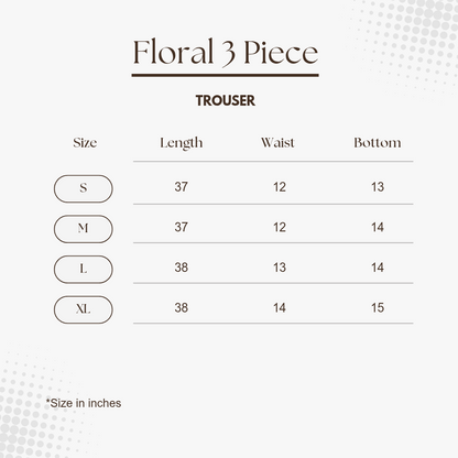 3 Piece - Embroidered Lawn suit with lawn dupatta INP-209