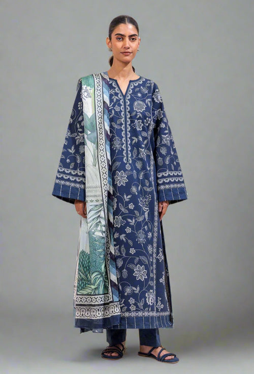 3 Piece - Pakistani brand original tailored lawn suit INU-310