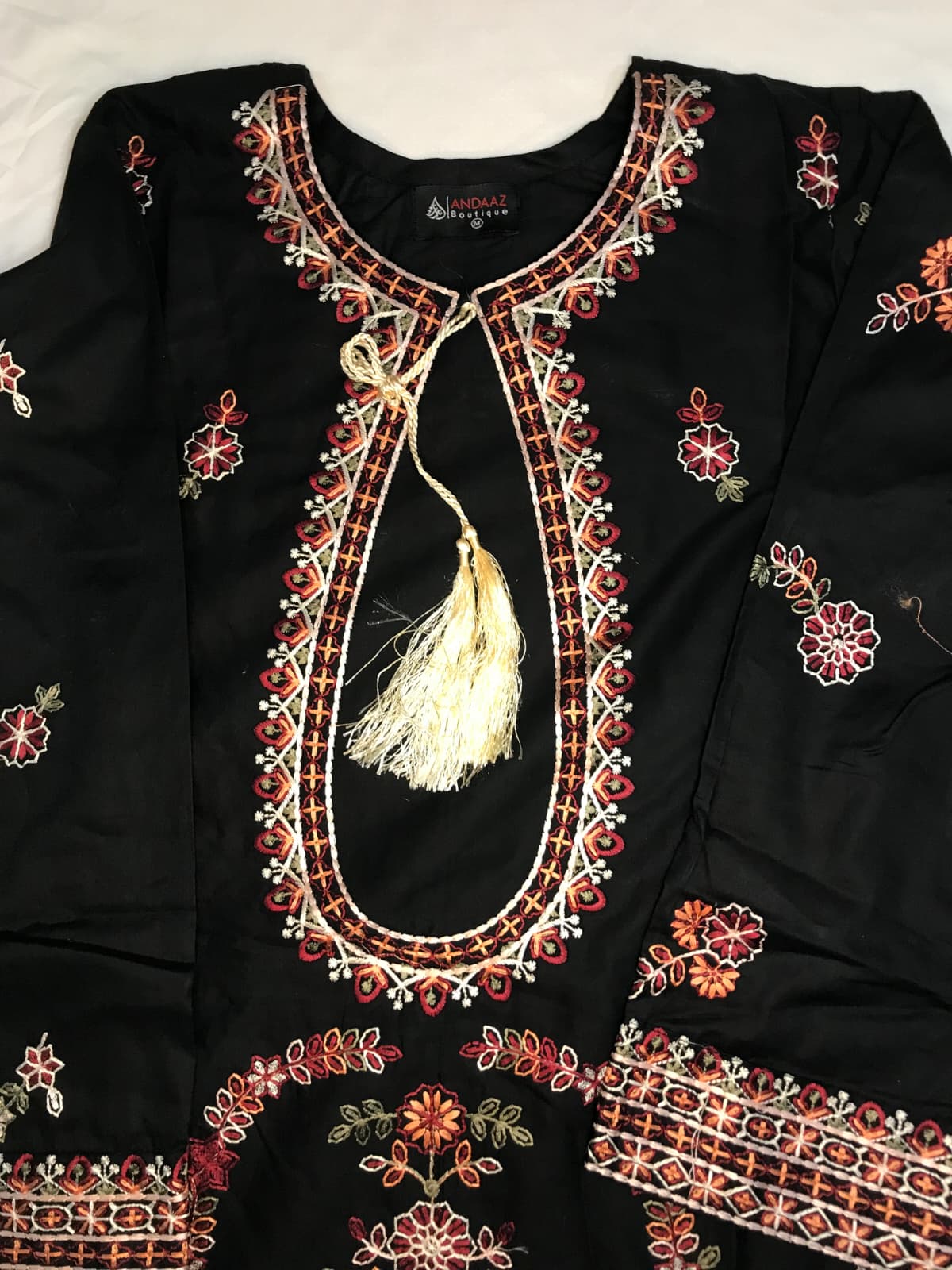 3 Piece - Cotton Embroidered Farshi Shalwar Set INP-246
