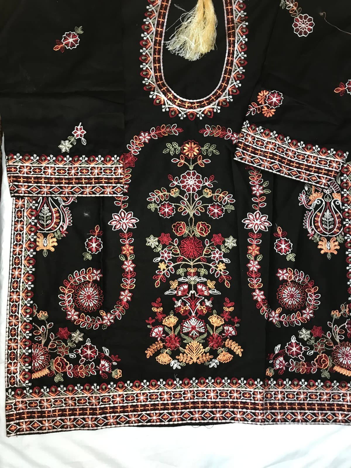 3 Piece - Cotton Embroidered Farshi Shalwar Set INP-246