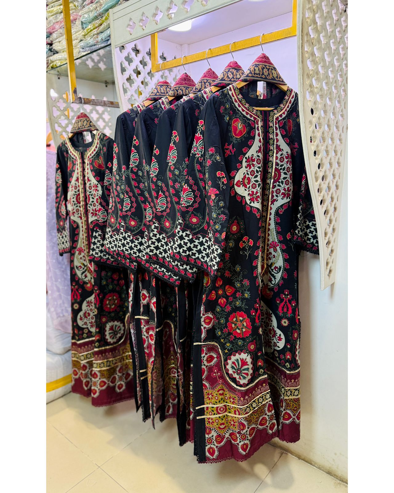 3 Piece - Inspired Printed Lawn Kaftan Suit INP-250