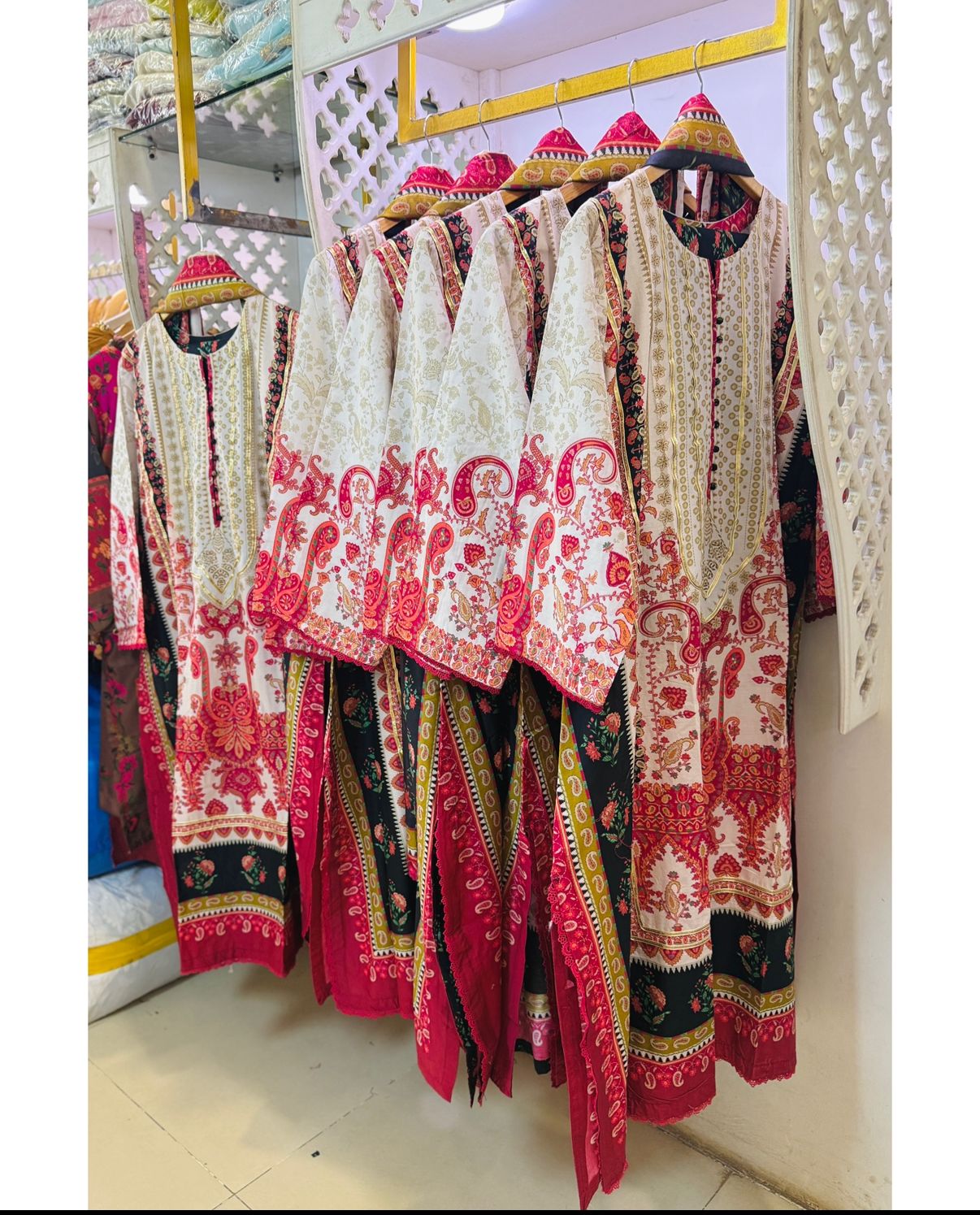 3 Piece - Inspired Printed Lawn Kaftan Suit INP-251